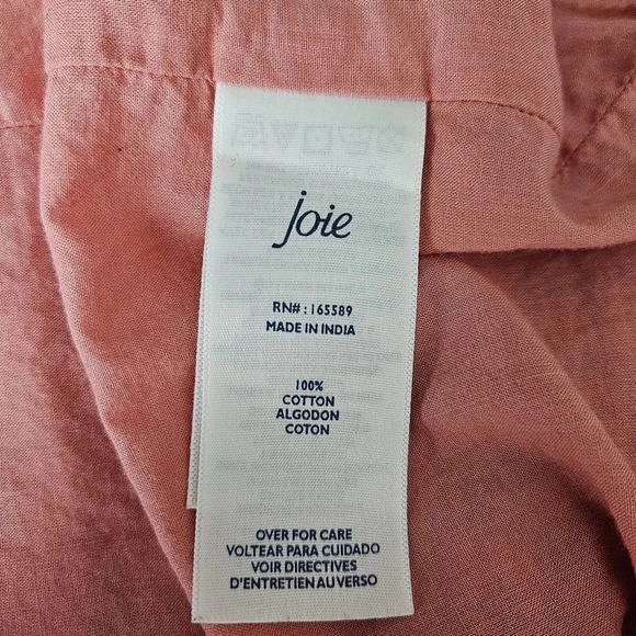 JOIE Tiered Maxi Dress Tea Rose Sleeveless V Neck Lined - Picture 7 of 8